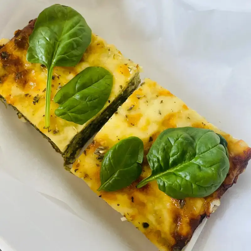 Cheesy Spinach Bake