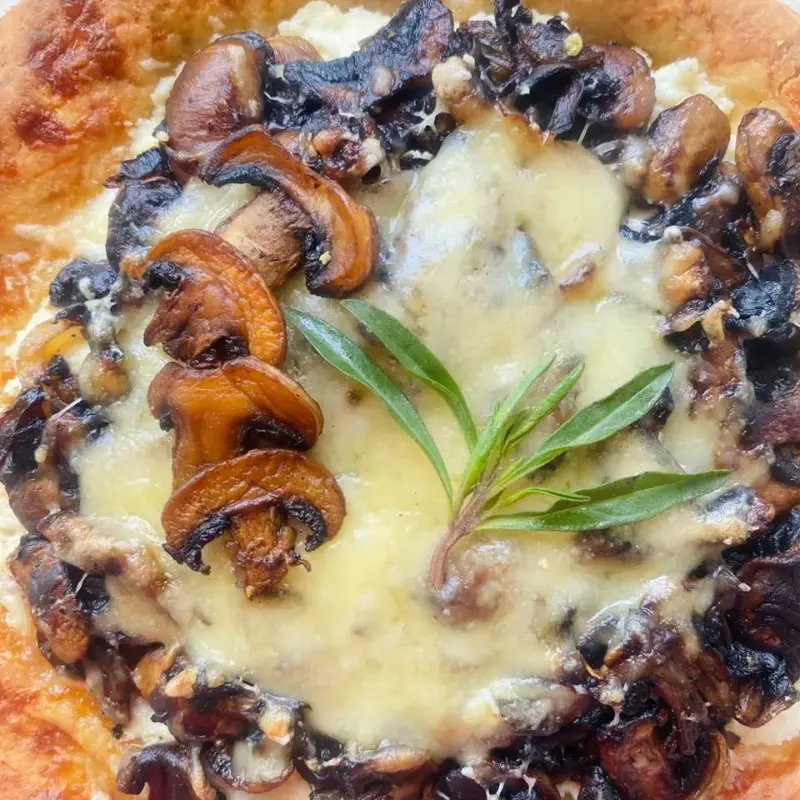 Mushroom Keto Pizza