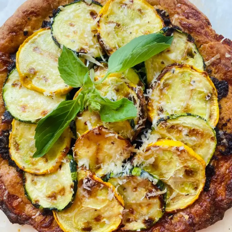 Zucchini Keto Pizza