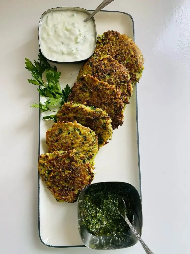 Zucchini Za'atar Fritters