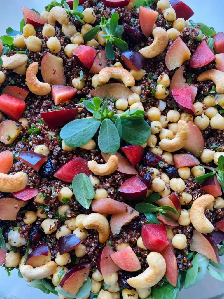 Citrus Quinoa Purslane Bowl