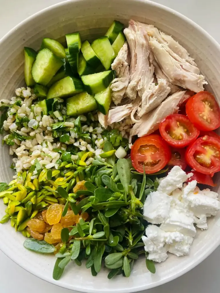 Brown Rice Chicken Bowl