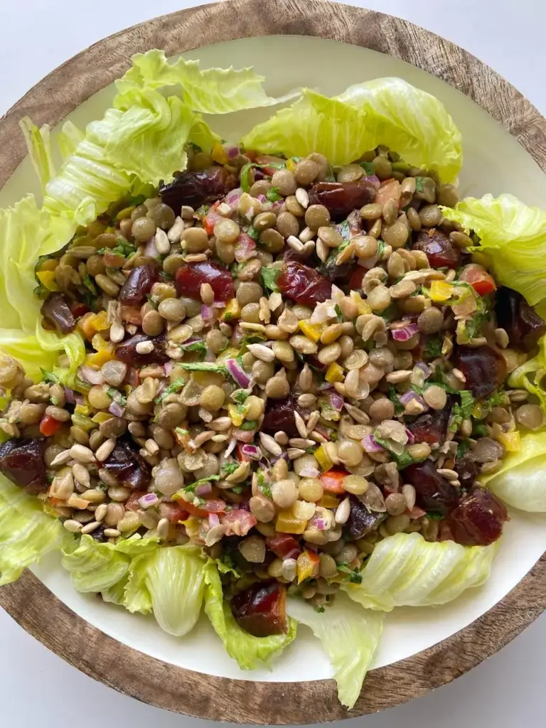 Lentil Dates Tahini
