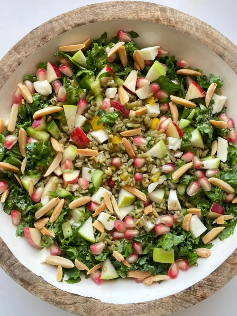 Freekeh Apple Kale