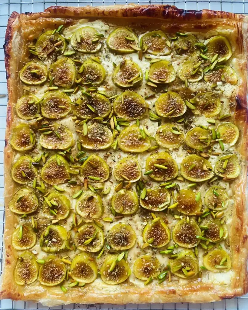 Goat Fig Pistachio Za'atar Galette