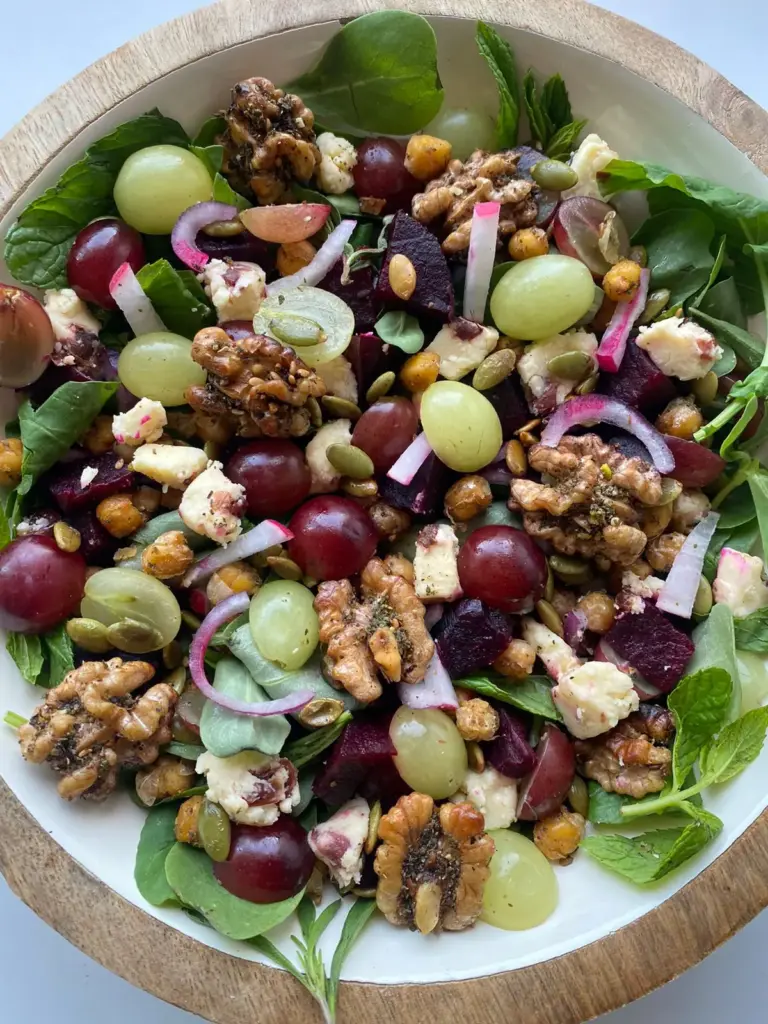 Grape Beets Cheddar
