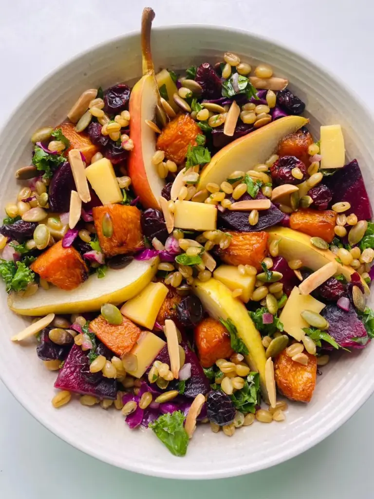 Pumpkin Beets Wheat Bowl