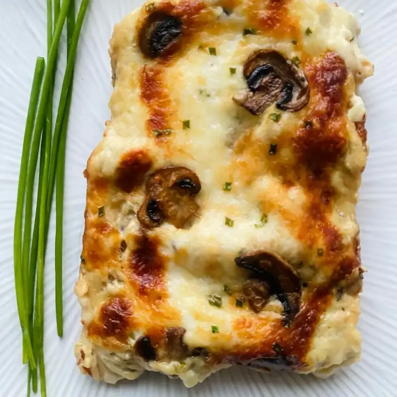 Cheesy Mushroom Lasagna