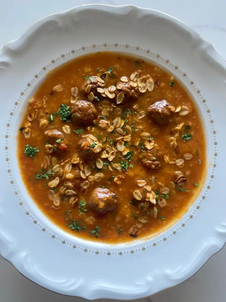 Meatball Tomato Oats