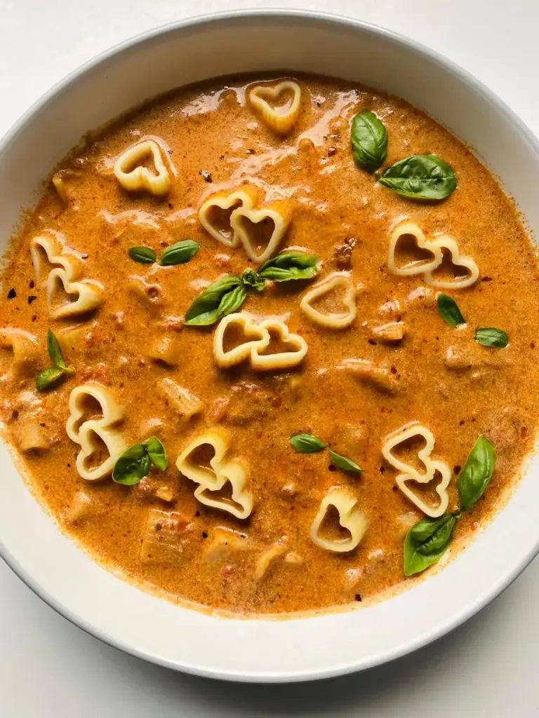 Rosé Pomodoro Heart Pasta