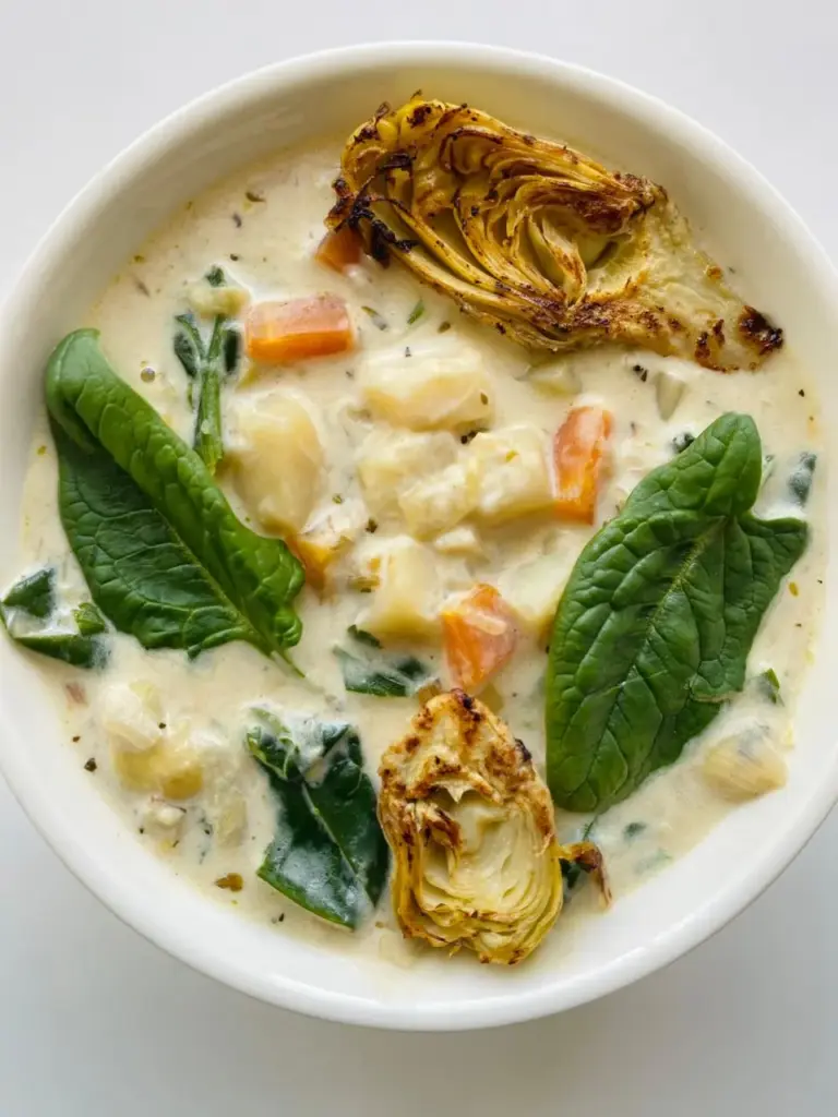 Spinach Artichoke Chowder