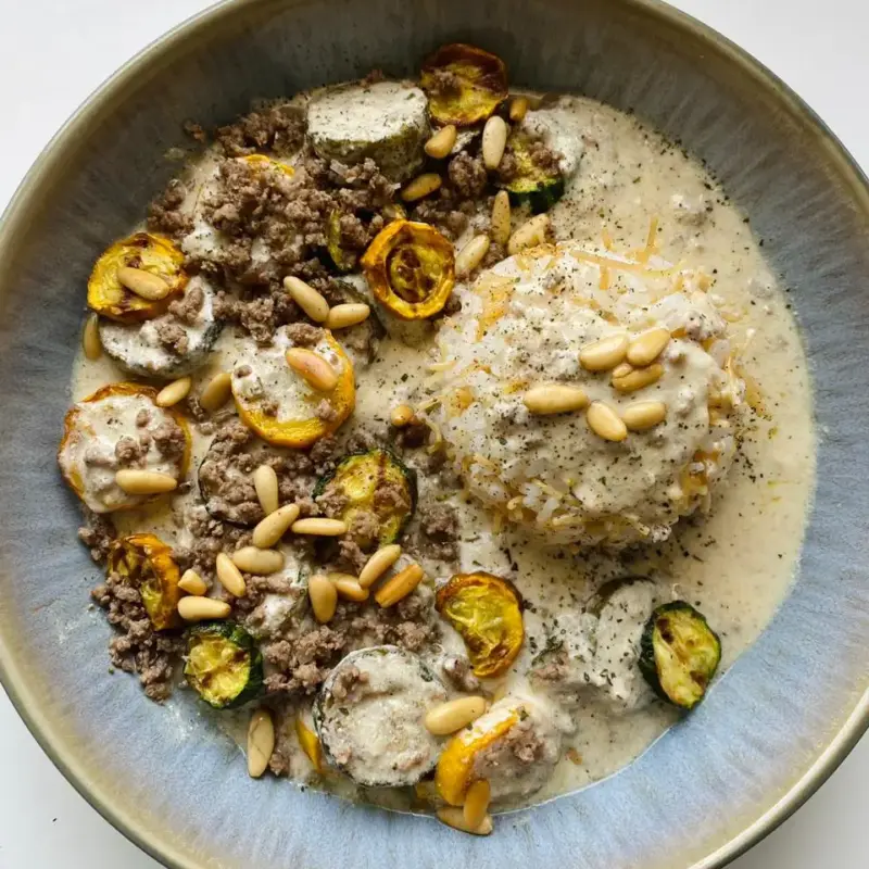 Khyariyeh, Zucchini & Yogurt Stew