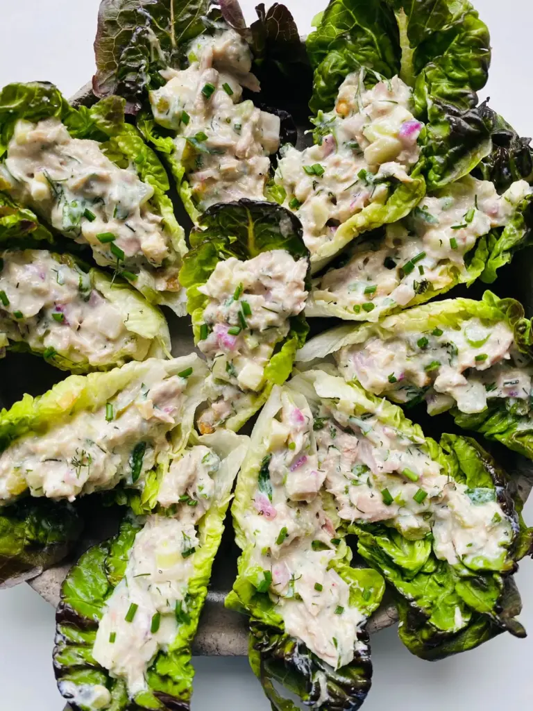 Tuna Salad Lettuce Boats