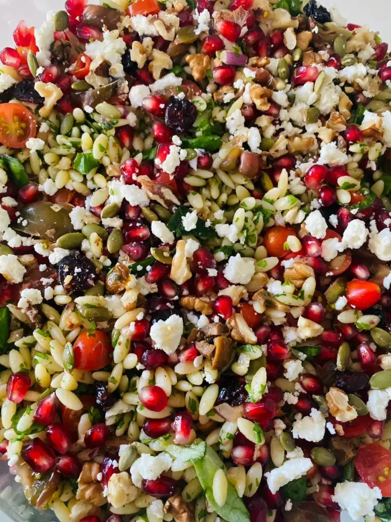 Cherry Tomato Orzo Bowl