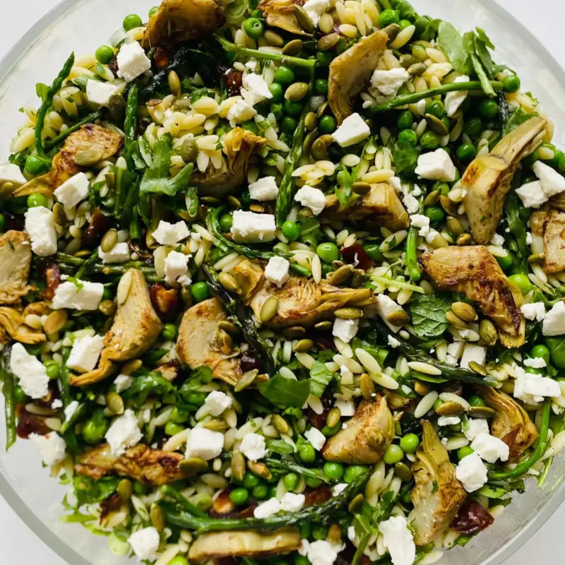Green Spring Orzo Bowl